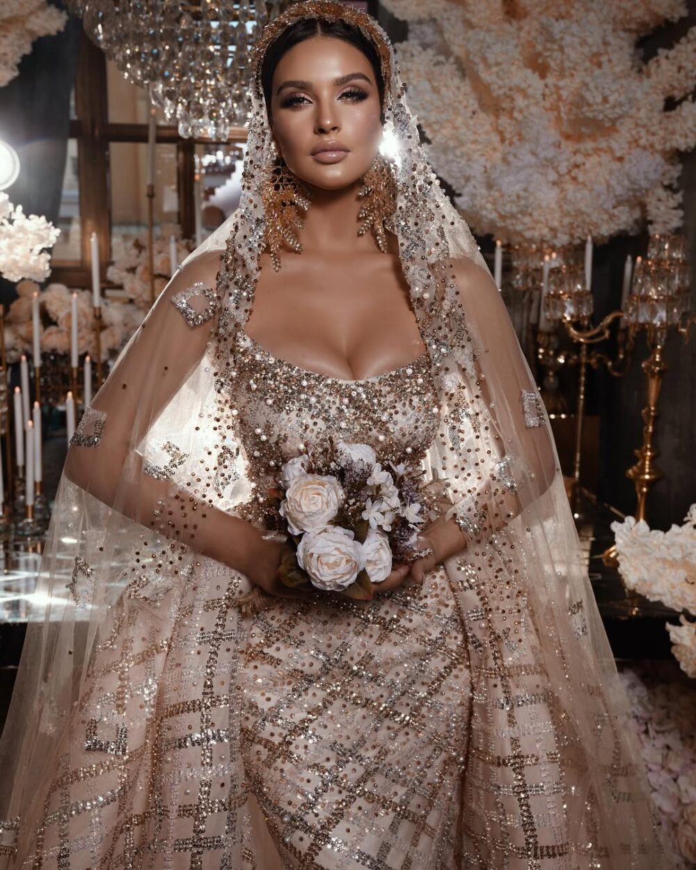 Golden Majesty Bridal Gown - Image 2