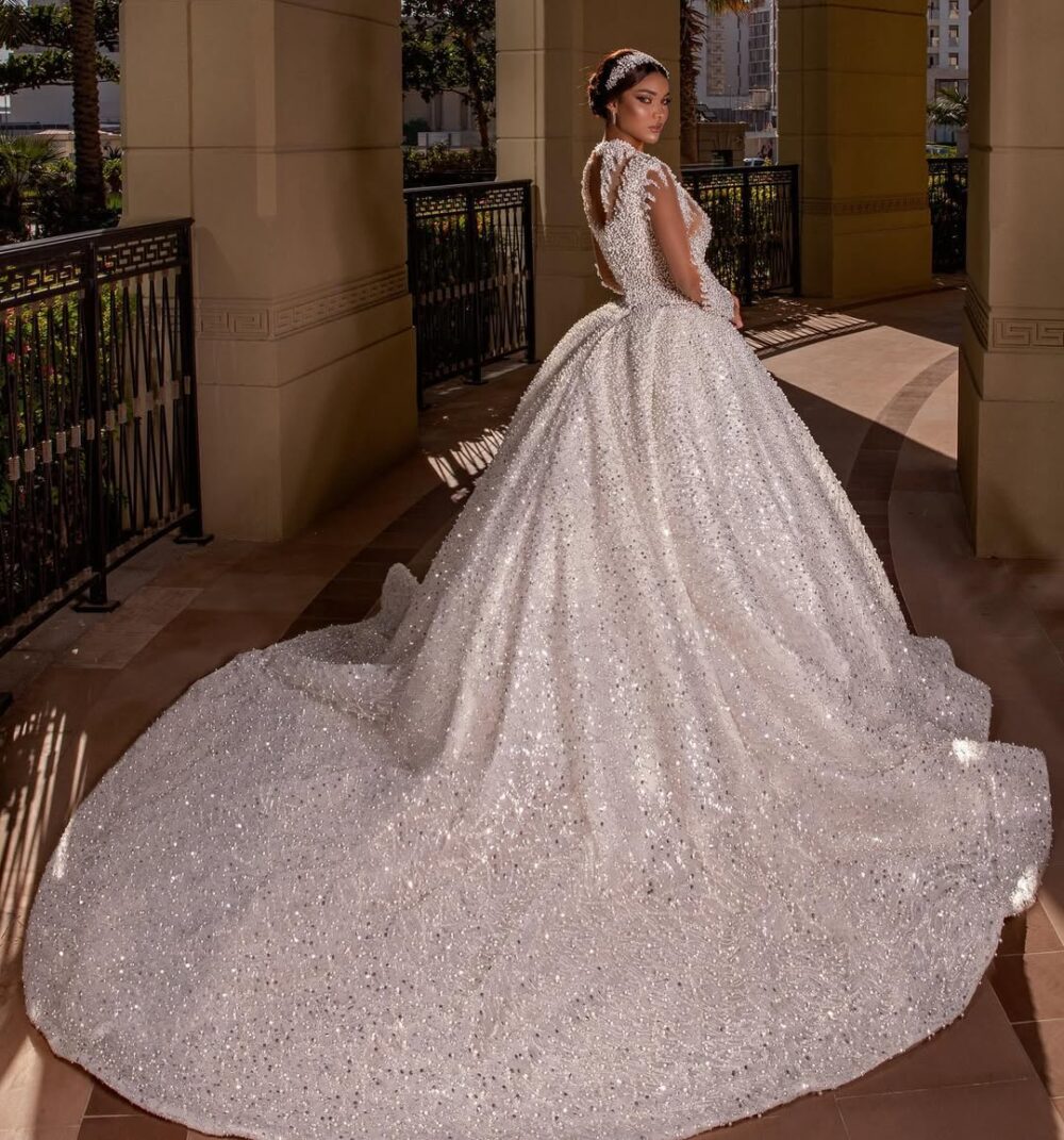 Aurora Celeste Wedding Gown - Image 3