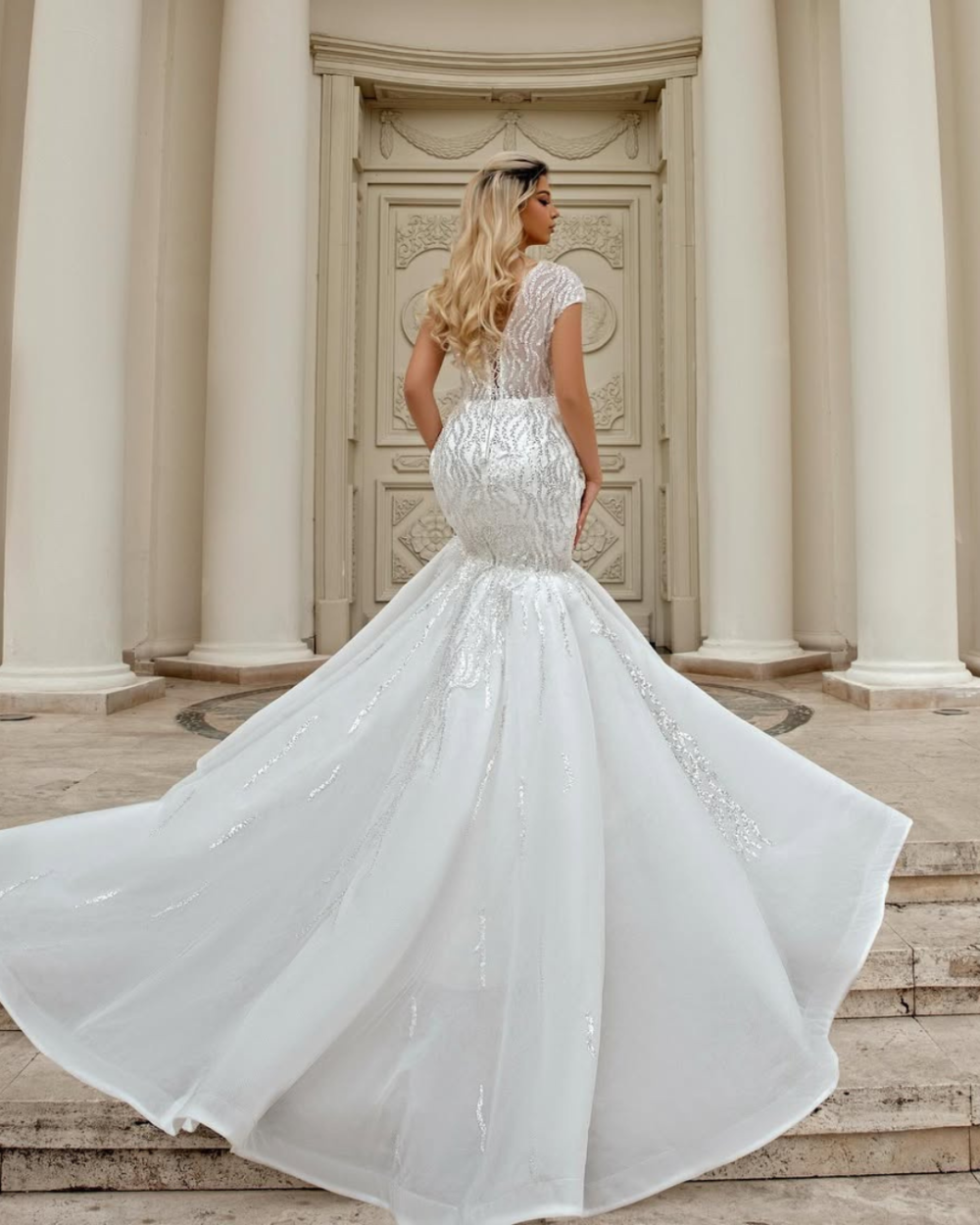 Crystal Enchanted Mermaid Gown